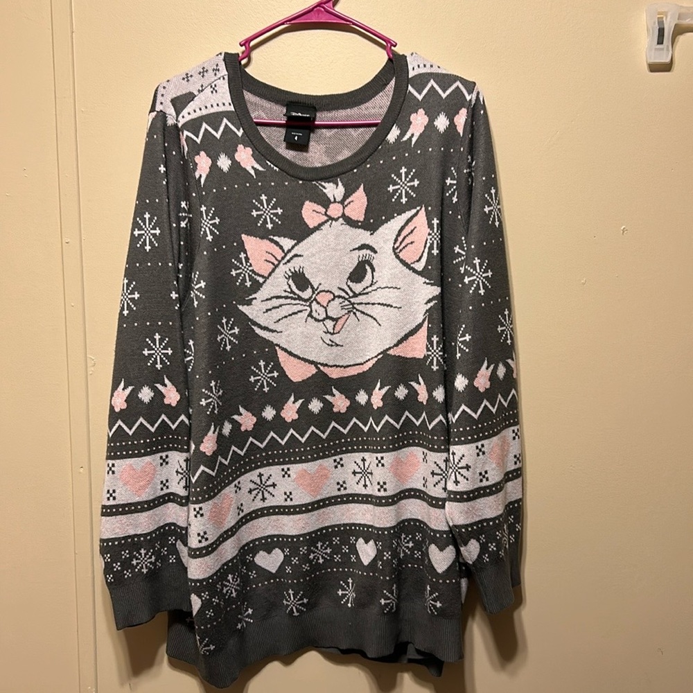 disney marie sweater 4X
